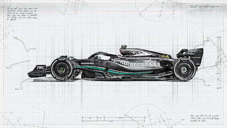 Mercedes F1, Formula 1, Lewis Hamilton, HD wallpaper