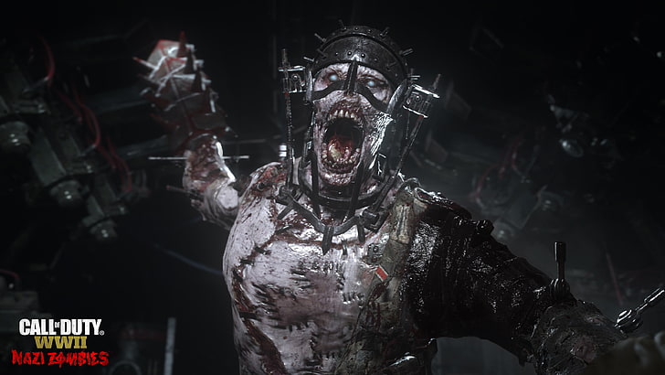 Call Of Duty Wwii Nazi Zombies, mask, indoors, representation, HD wallpaper