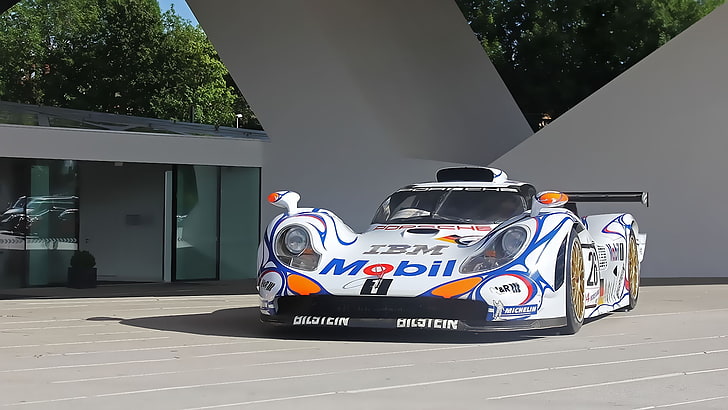 Porsche, race cars, Porsche 911 GT1, mode of transportation, HD wallpaper