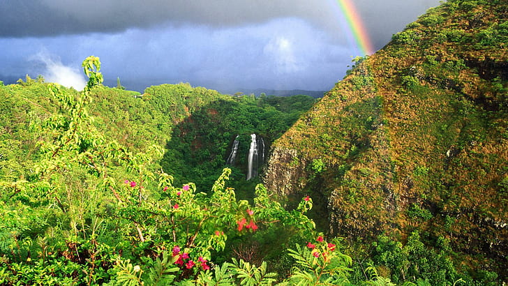 Aimoo Falls waterfall