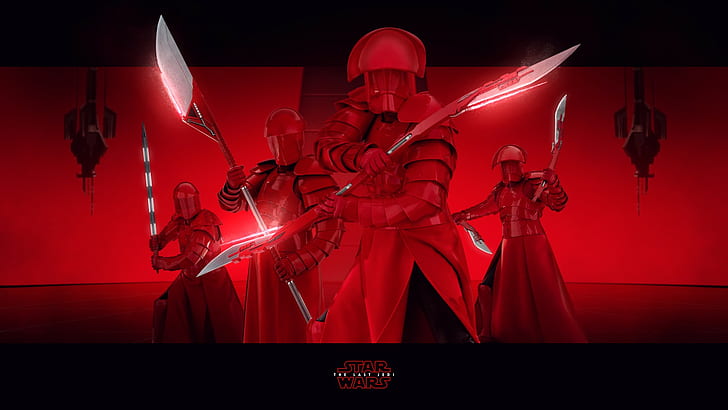red, Star Wars, Star Wars: The Last Jedi, The First Order, HD wallpaper