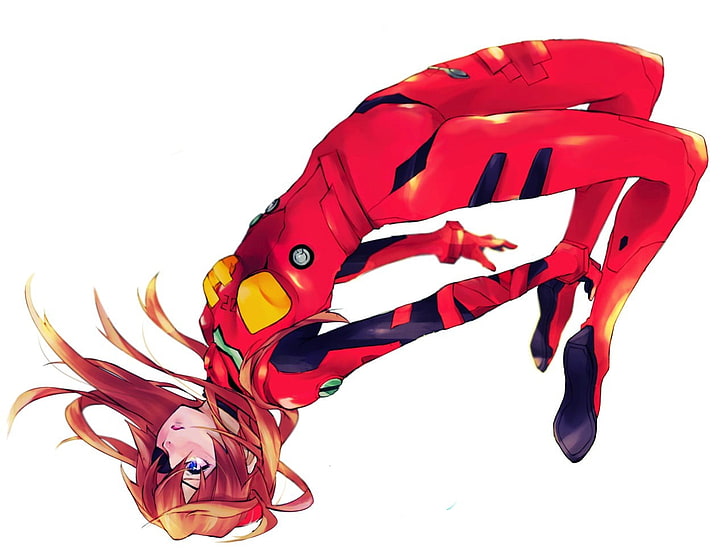 red haired female anime chaarcter, Neon Genesis Evangelion, Asuka Langley Soryu, HD wallpaper