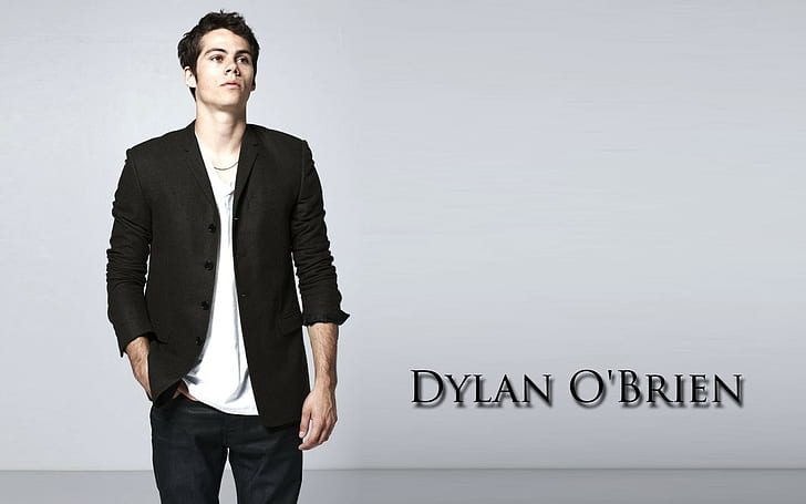 actor, guy, photoshoot, Dylan O'Brien, Teen wolf, HD wallpaper