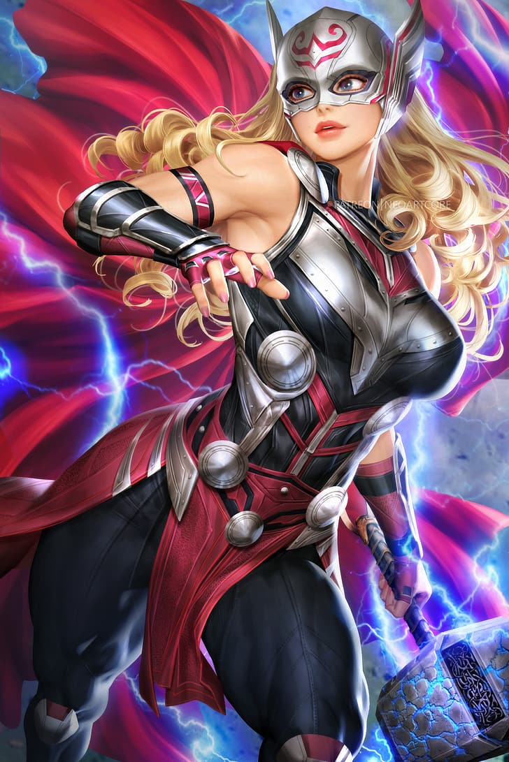 HD wallpaper: Jane Foster, Thor (Marvel Comics), superheroines ...