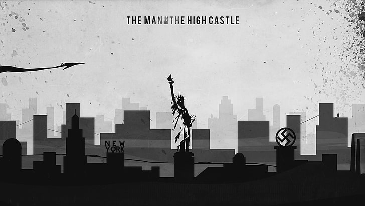 The Man in The High Castle illustration, New York City, Statue of Liberty
