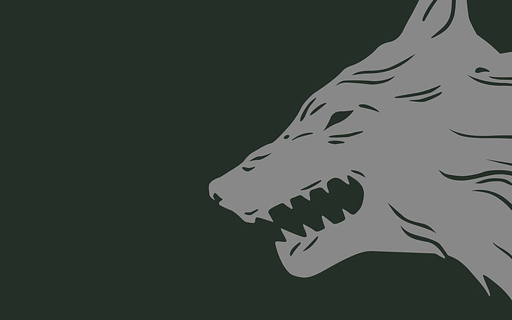 white wolf illustration, Destiny (video game), vector art, Iron Banner