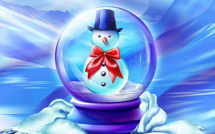 2560x1600 px Beautiful christmas gifts happy holiday Lights merry Santa snowman tree vacation Anime Digimon HD Art, HD wallpaper
