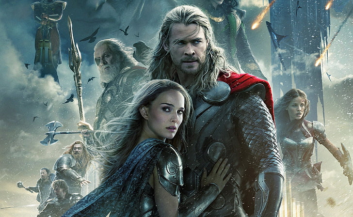 Thor the Dark World, Marvel Thor wallpaper, Movies, natalie portman, HD wallpaper