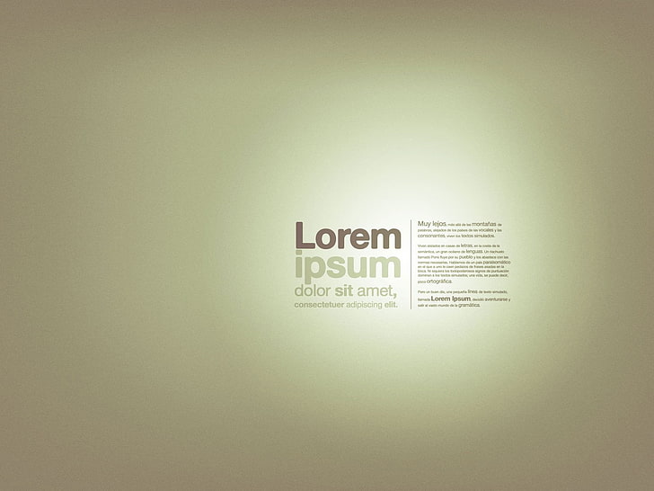 Lorem ipsum, text, minimalism, typography, studio shot, western script