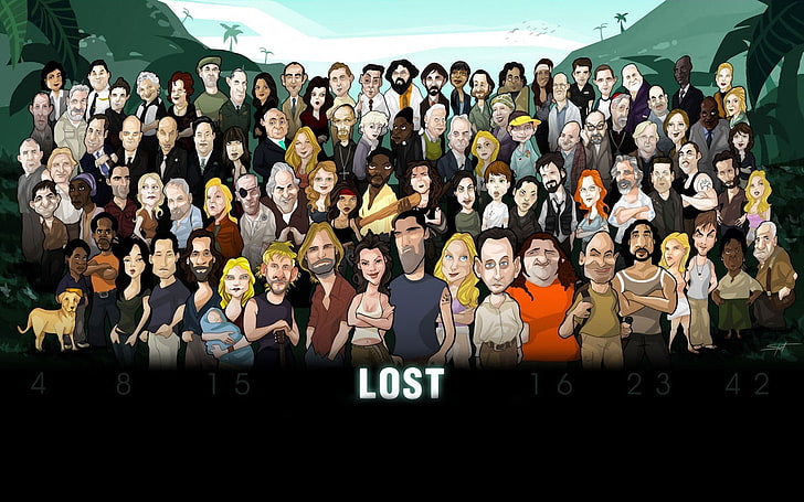 Comic Lost Lost Entertainment TV Series HD Art