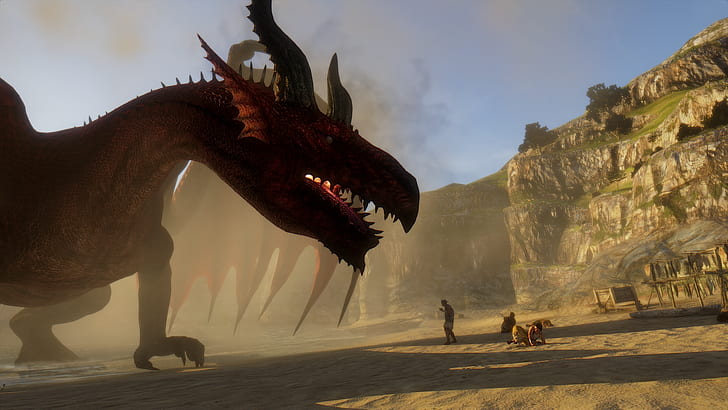 Dragon's Dogma, Grigori, screen shot, video games, creature, HD wallpaper