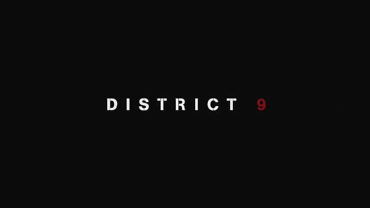 District 9 Black Minimal HD, movies, HD wallpaper