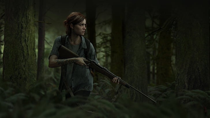 1080P, videogame, The Last of Us 2, Firefly, PlayStation, Abby, Ellie, moth HD  Wallpaper