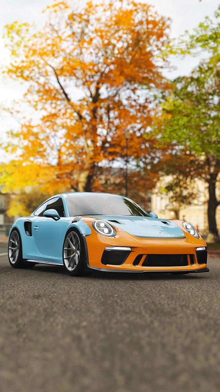 porsche 911 gt3, sports car, racing, mode of transportation, HD wallpaper