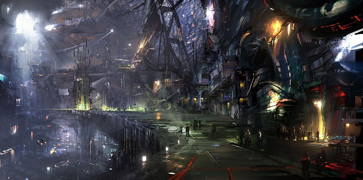 game scene digital wallpaper, Atomhawk Design , Guardians of the Galaxy