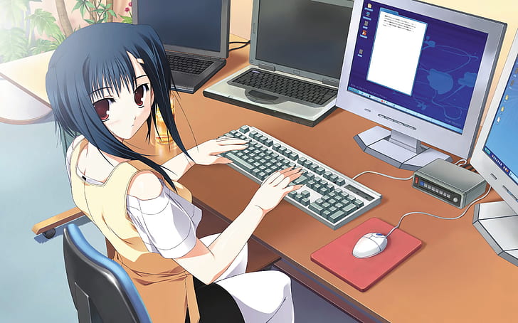 Download Anime Cute Love Keyboard Theme android on PC