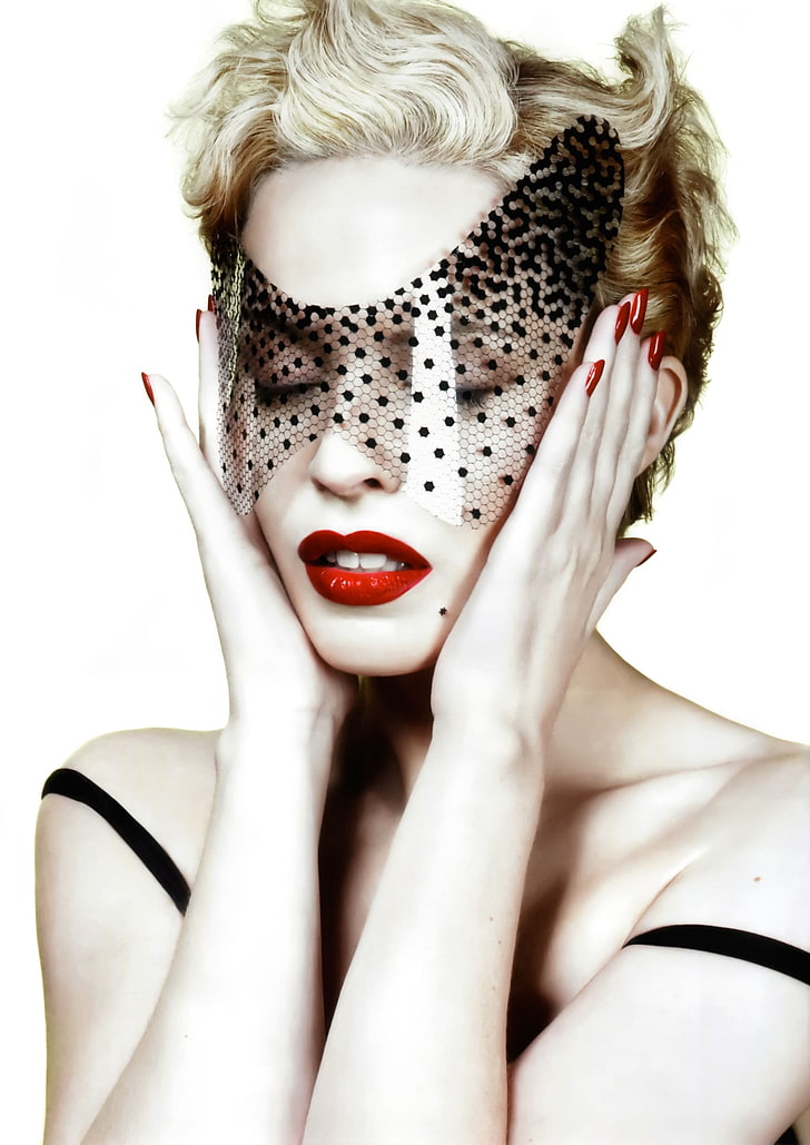 Kylie Minogue, women, face, beauty, adult, beautiful woman, HD wallpaper