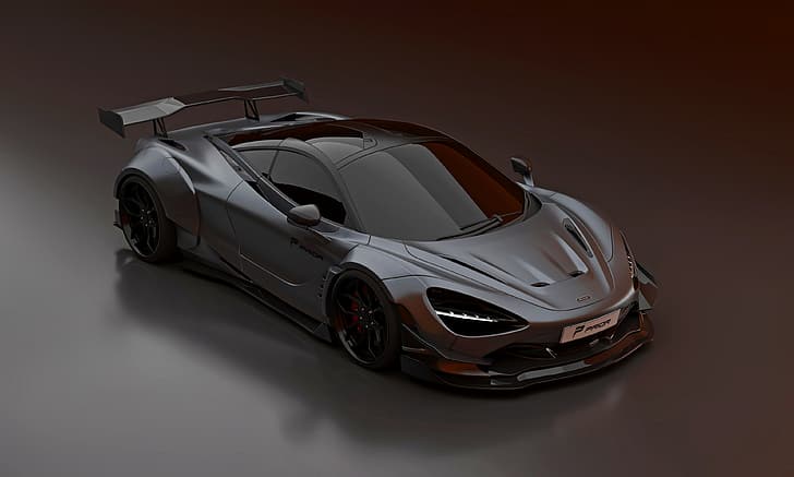 McLaren, the hood, drives, Prior Design, 2020, 720S, widebody kit