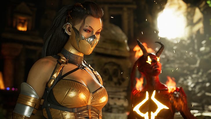 Fighting Games, Mortal Kombat 1, Mileena (Mortal Kombat), HD wallpaper