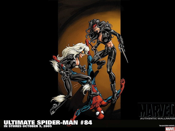 Spider-Man, Ultimate Spider-Man, Black Cat (Marvel Comics), HD wallpaper