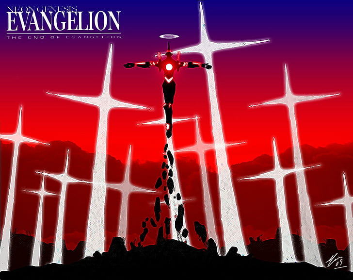 Neon Genesis Evangelion, EVA Unit 01, HD wallpaper