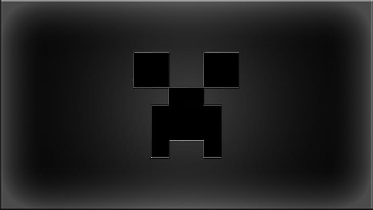 minecraft creeper, indoors, no people, black color, cut out