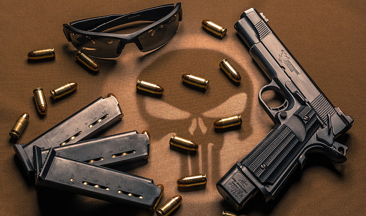 gun, weapons, cartridges, stores, 9mm, semi-automatic, Nighthawk Custom