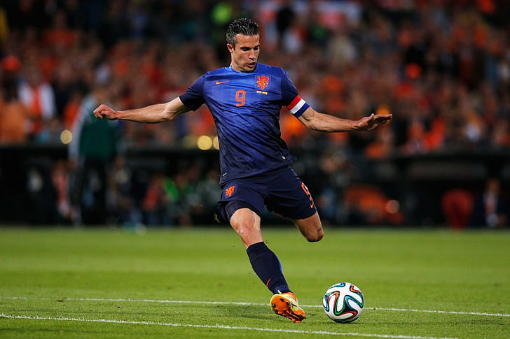 Van Persie scored the only goal of the match to give his country the win., HD wallpaper
