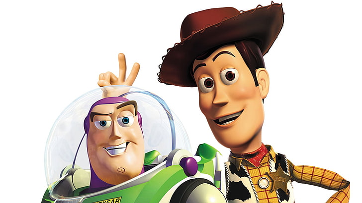 Toy Story, Toy Story 2, Buzz Lightyear, Woody (Toy Story), HD wallpaper