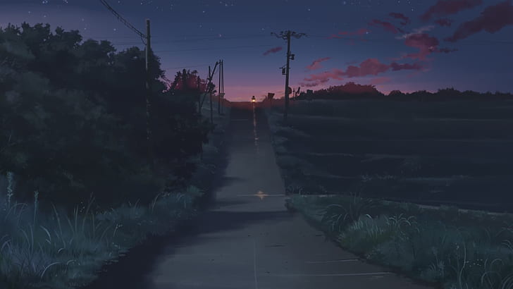 anime, 5 Centimeters Per Second, the way forward, direction, HD wallpaper