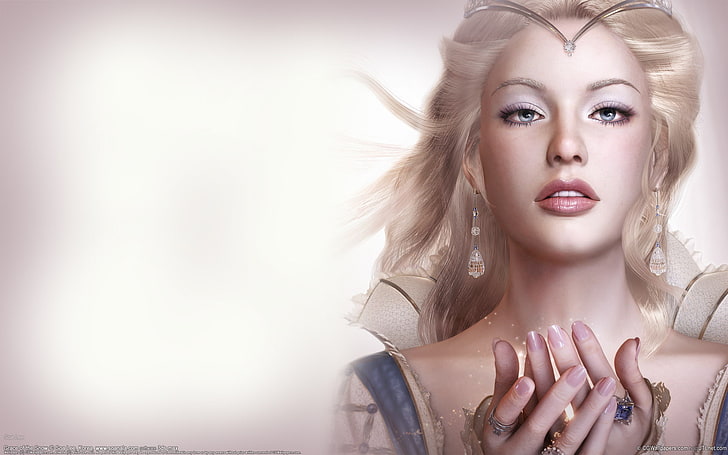 Lord of the Rings Cate Blanchett as Galadriel wallpaper, girl