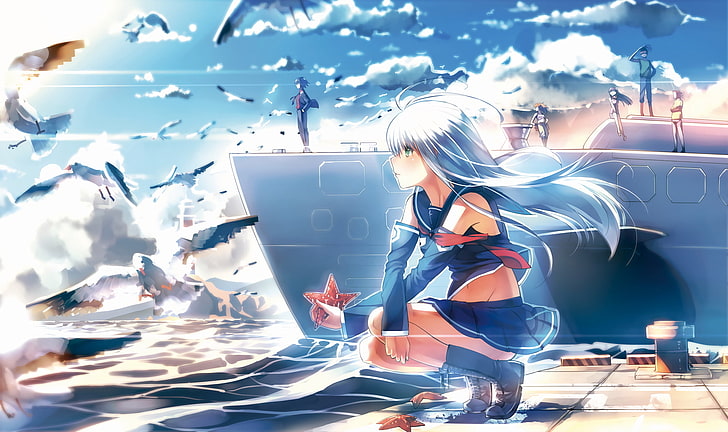 Anime, Arpeggio of Blue Steel, Gunzou Chihaya, Iona (Arpeggio Of Blue Steel), HD wallpaper