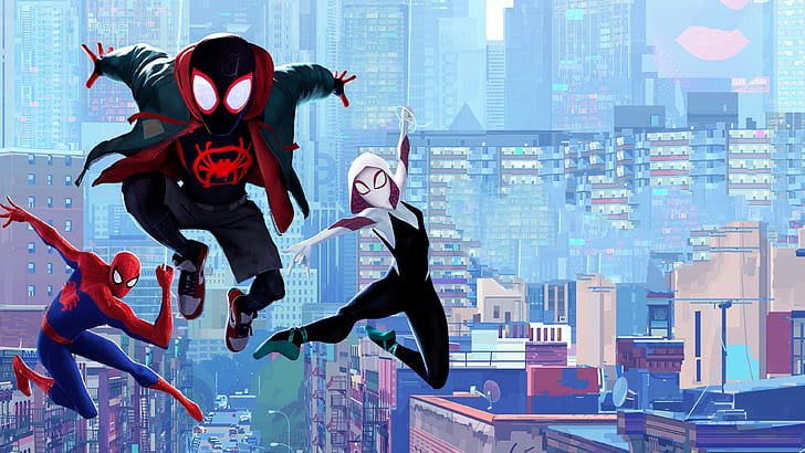 Movie, Spider-Man: Into The Spider-Verse, Gwen Stacy, Miles Morales