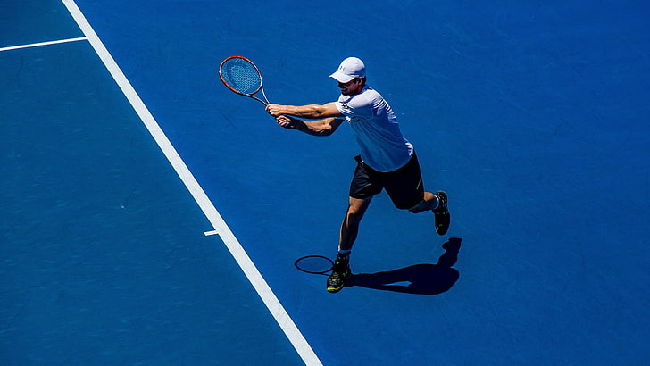 tennis courts, tennis rackets, australian open, Andy Murray, HD wallpaper