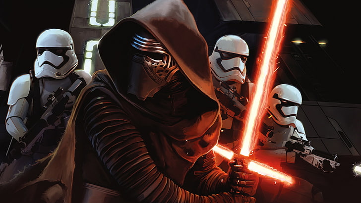 Hd Wallpaper Star Wars Storm Troopers Kylo Ren Security Helmet Headwear Wallpaper Flare