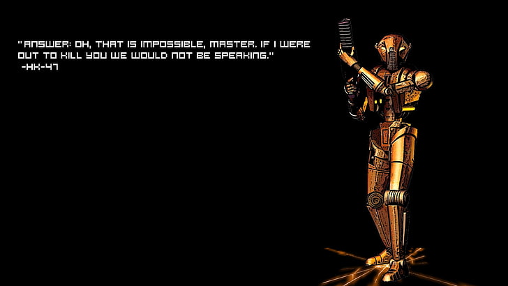 Star Wars, Knights of the Old Republic, HK-47, video games, HD wallpaper