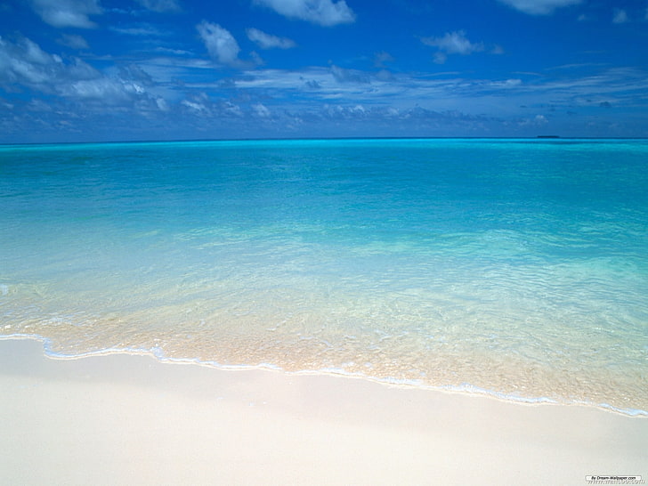 ocean maldives seascapes free 1920x1440  Nature Oceans HD Art