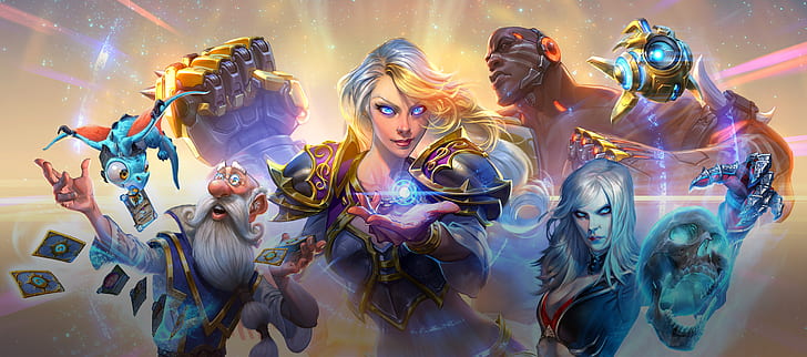 Probius, Doomfist (Overwatch), video games, Necromancer, Hearthstone: Heroes of Warcraft, HD wallpaper