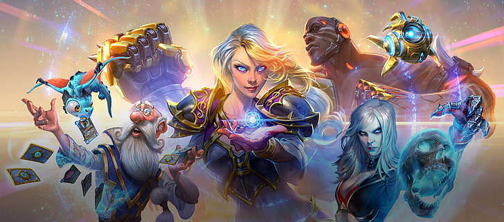video games, Blizzard Entertainment, Jaina Proudmoore, Hearthstone: Heroes of Warcraft, HD wallpaper