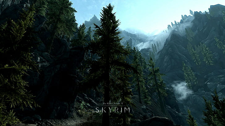 Skyrim Elder Scrolls HD, skyrim wallpaper, video games