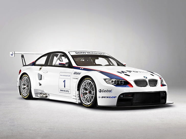 Beautiful BMW M3 GT2 supercar front view, HD wallpaper