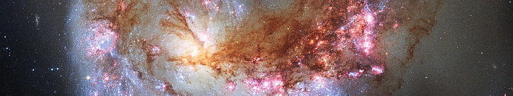 nebula illustration, ESA, space, Hubble Deep Field, stars, suns