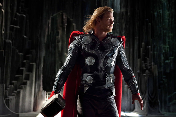 Chris Hemsworth as Thor wallpaper, Hero, Hammer, God, Viking, HD wallpaper