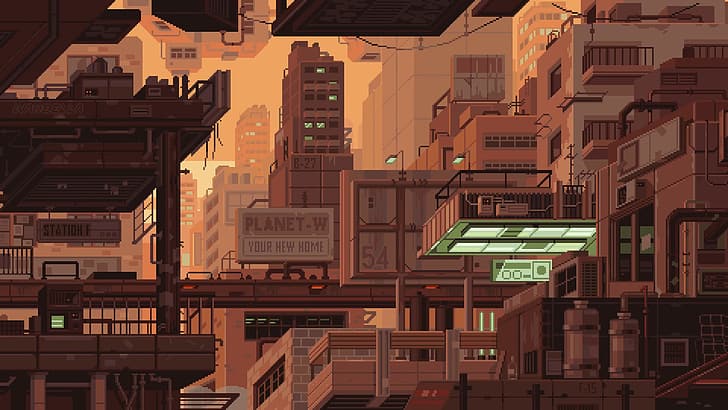 10 Catchy Pixel Art Wallpapers and How to Custom Your Own