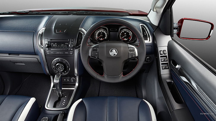 Holden Colorado, car interior, mode of transportation, vehicle interior, HD wallpaper