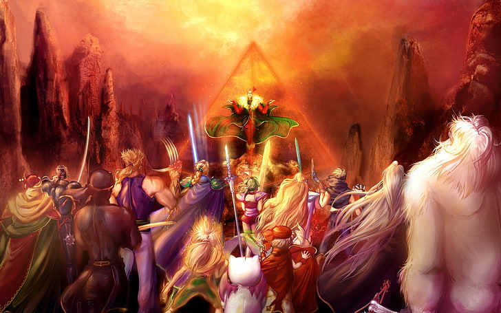 movie characters digital wallpaper, Final Fantasy VI, Locke Cole