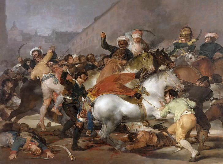 picture, battle genre, Francisco Goya, Battle with the Mamelukes