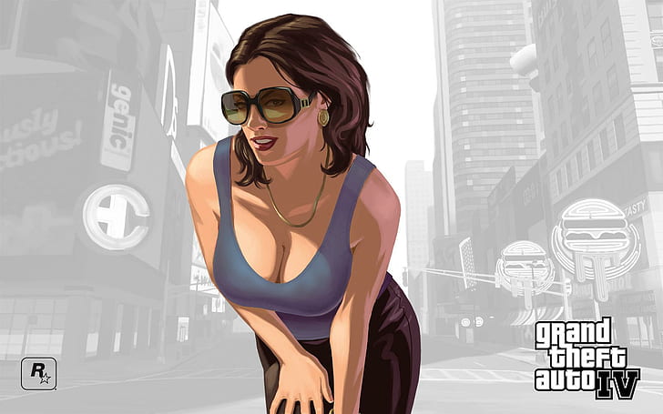 Grand Theft Auto IV Hot Babe, games, HD wallpaper