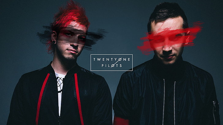 Twenty One Pilots group, Band (Music), portrait, looking at camera
