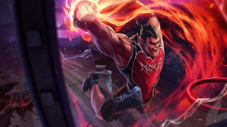 League of Legends, Darius, one person, music, indoors, young adult, HD wallpaper